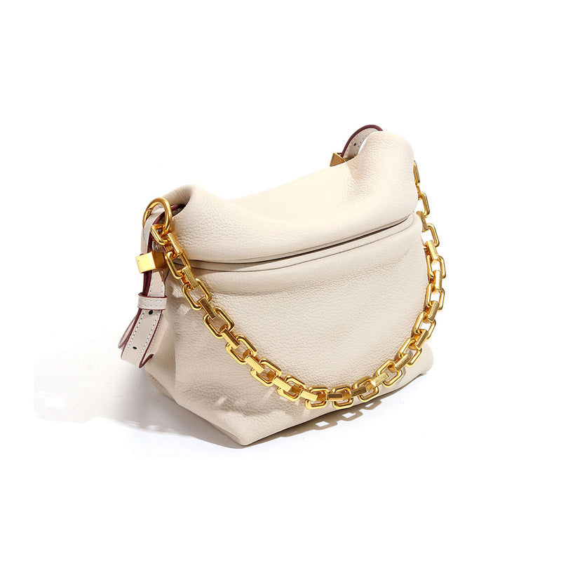 Reveloire® Yunduo Bag: Leather Handbag, Original Dumpling Shape Design