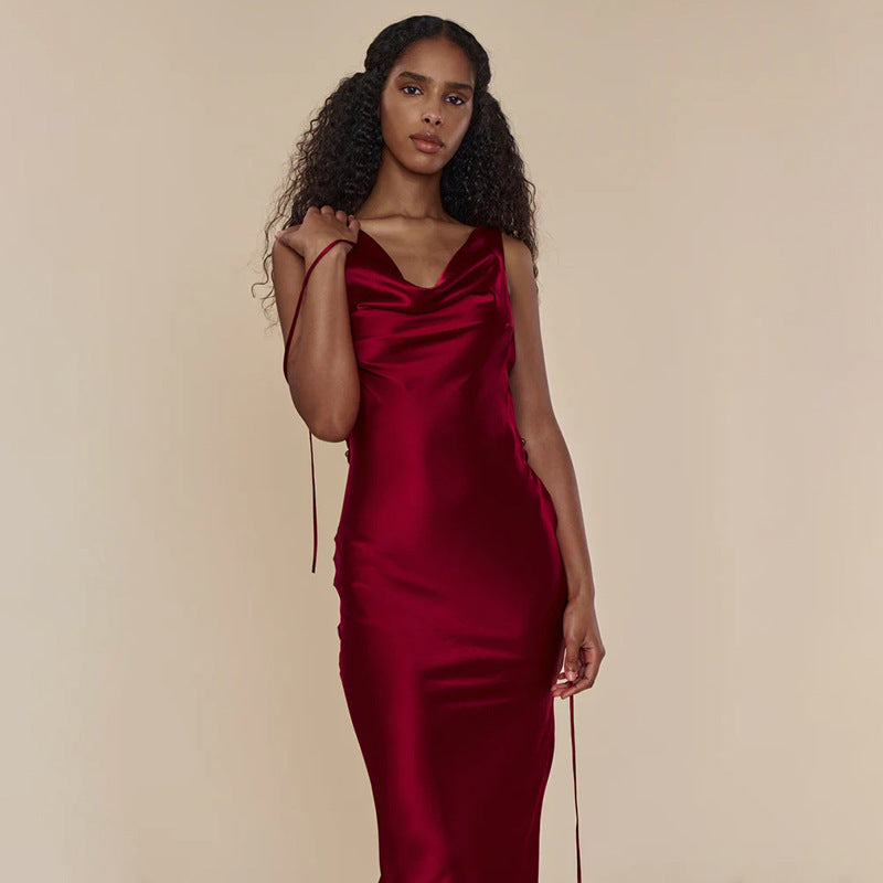 Reveloire® Long Banquet Evening Dress with Laces – Reveloire