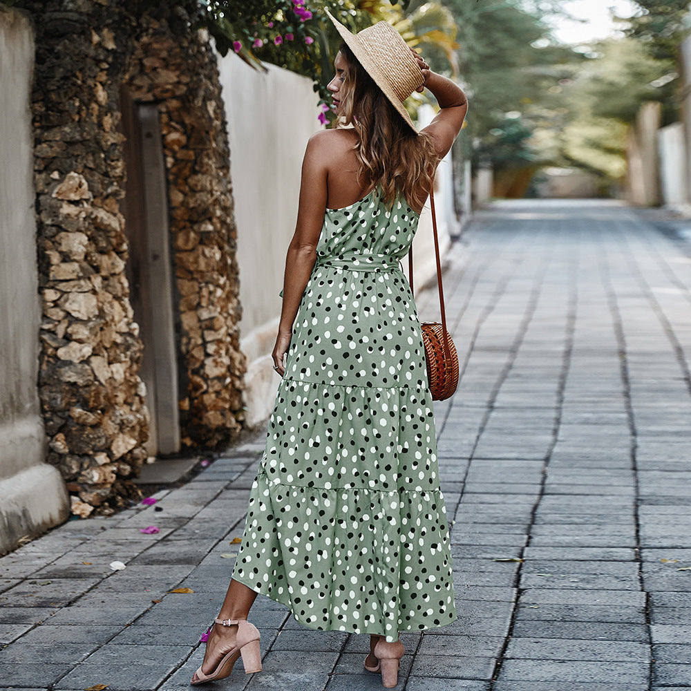 Empire Floral Print Long Dress