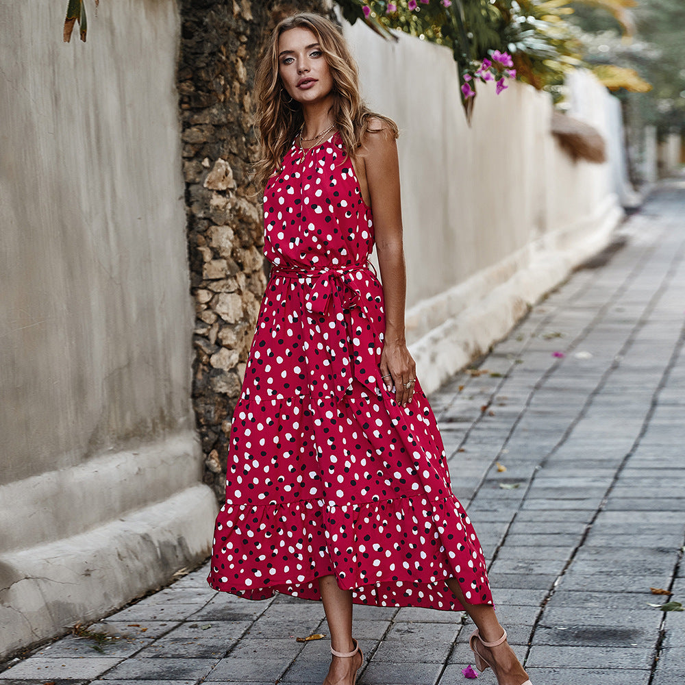 Empire Floral Print Long Dress