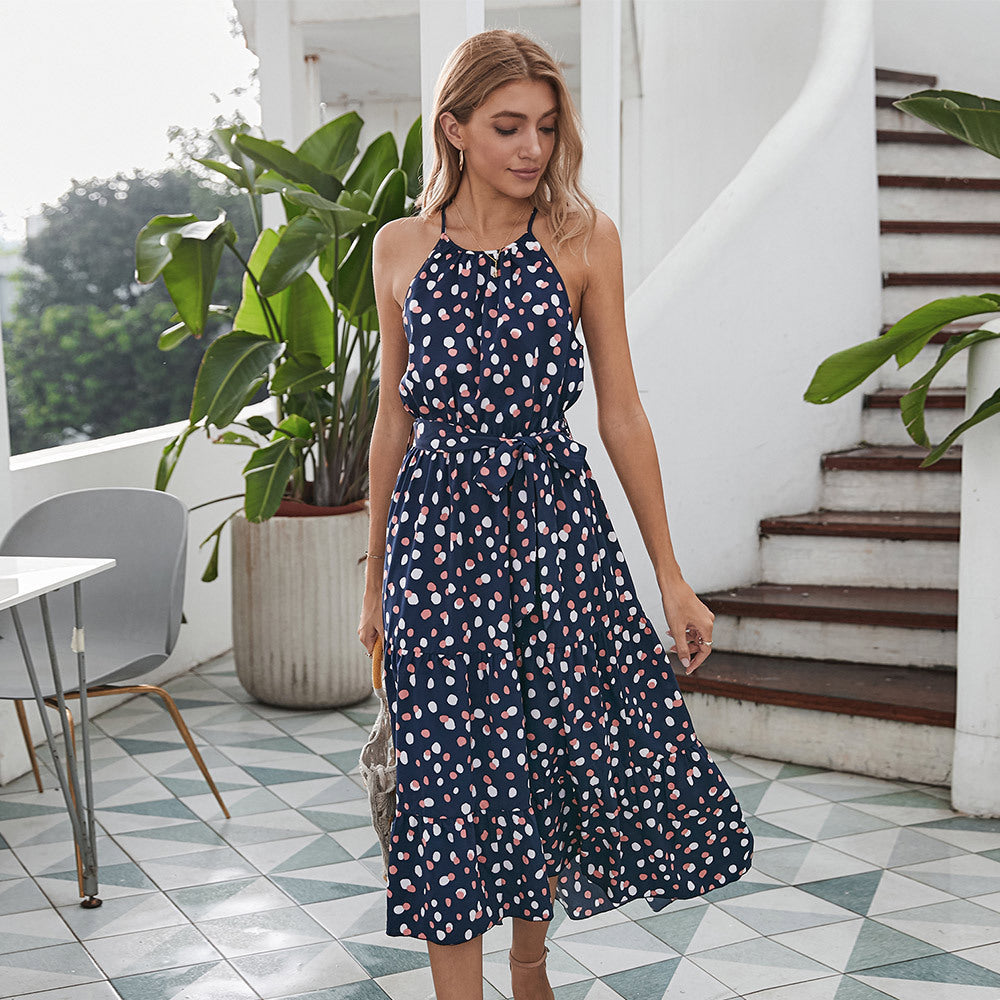 Robe Longue Imprimé Floral Empire