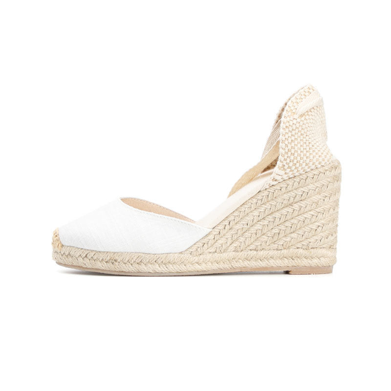 Reveloire® Hemp Rope Straw Sandals with Baotou Linen