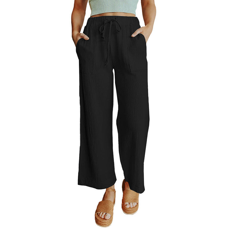 Réveloire® Pantalon long ample e avec corde