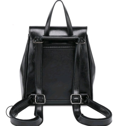 Reveloire® leather backpack with waxed look