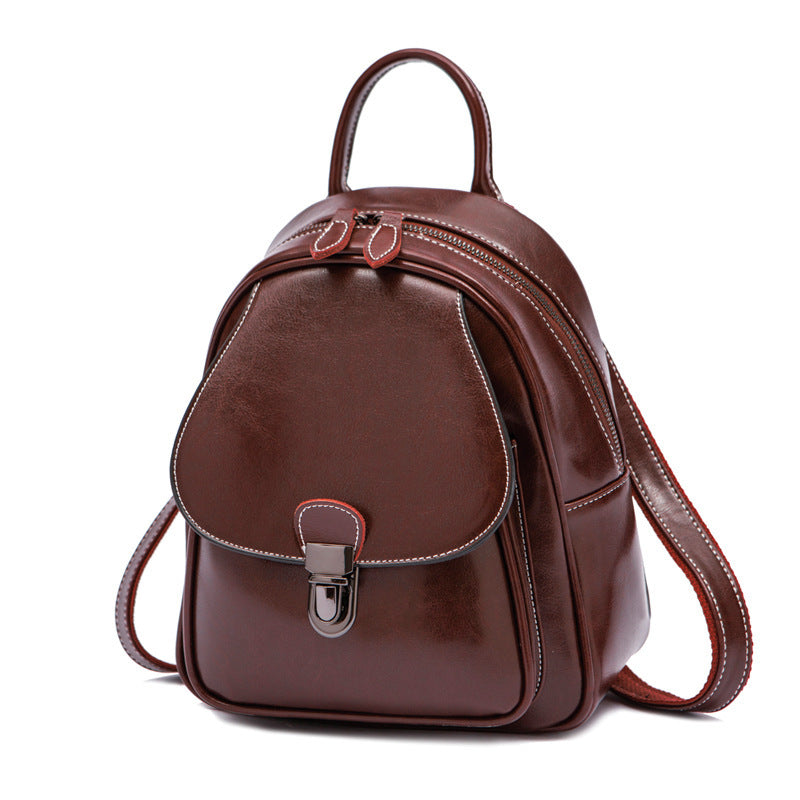 Reveloire® Genuine Leather Backpack for Travel and Daily Use