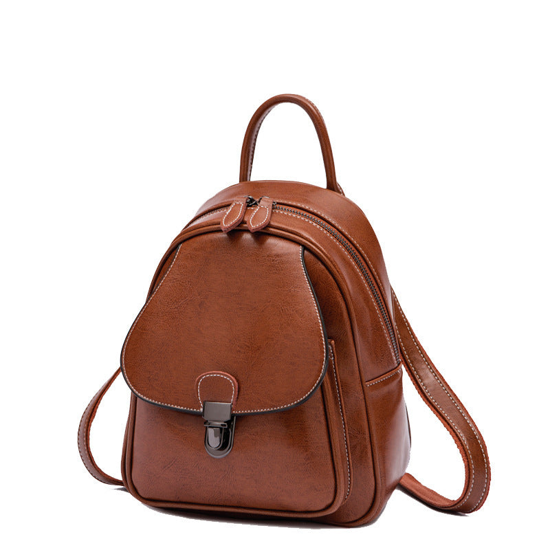 Reveloire® Genuine Leather Backpack for Travel and Daily Use