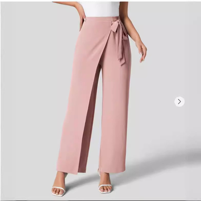 Reveloire® Pantalon taille haute avec fermeture éclair invisible sur le côté