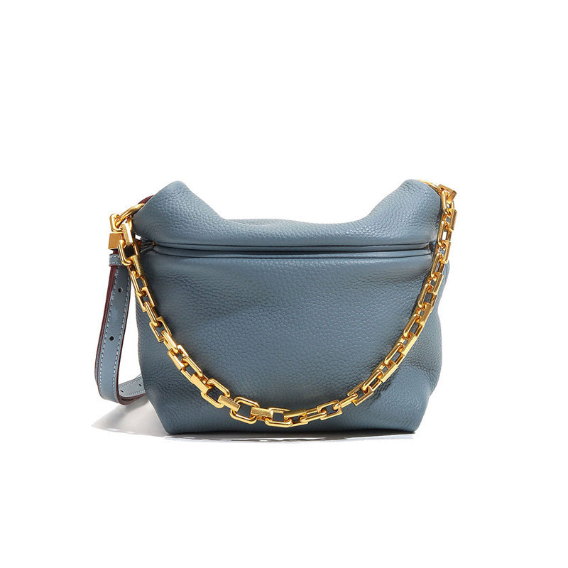 Reveloire® Yunduo Bag: Leather Handbag, Original Dumpling Shape Design