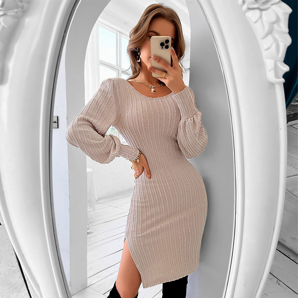 Reveloire® Fitted Knitted Dress 