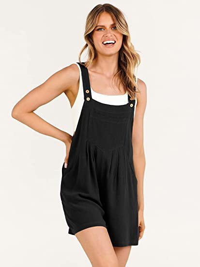 Short Overalls Elegance Linen - Chic Summer Style