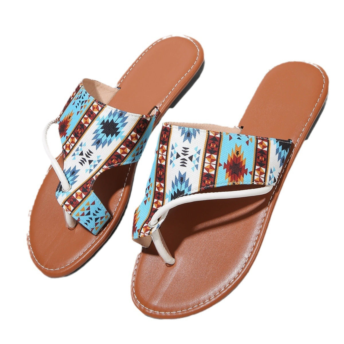 Reveloire® Breathable Roman Style Printed Sandals