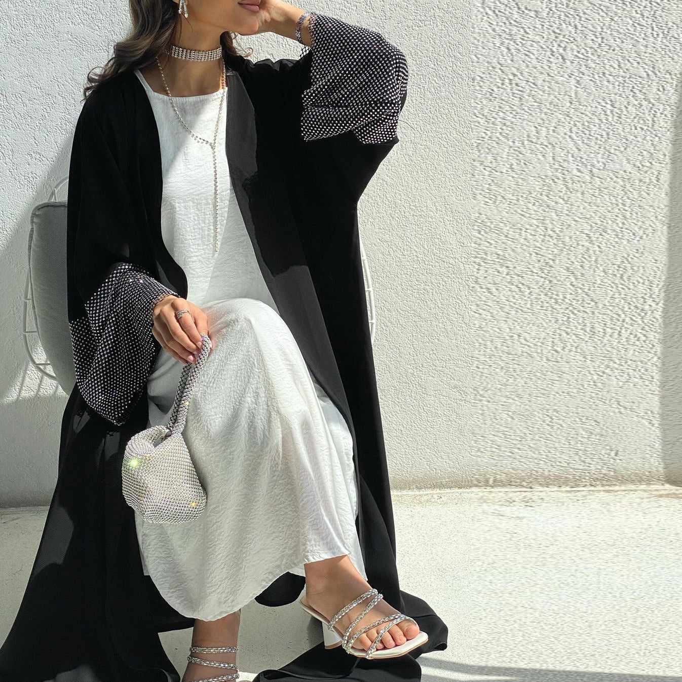 Abaya cardigan hajar - Reveloire