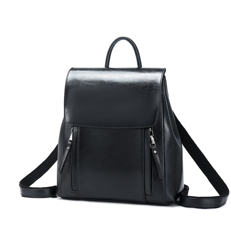 Reveloire® oiled finish leather backpack